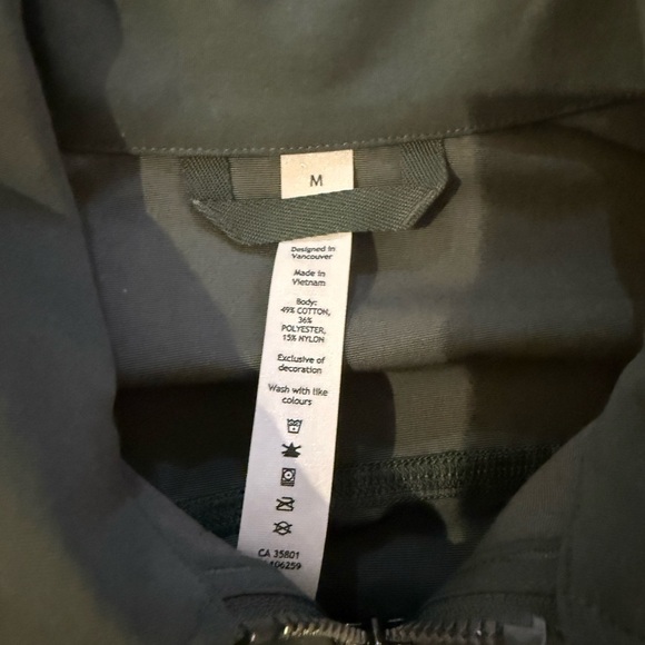 Rare Lululemon Glyde 2-in-1 Adaptable Jacket Coat Dark Forest Size M NWOT - Picture 11 of 12